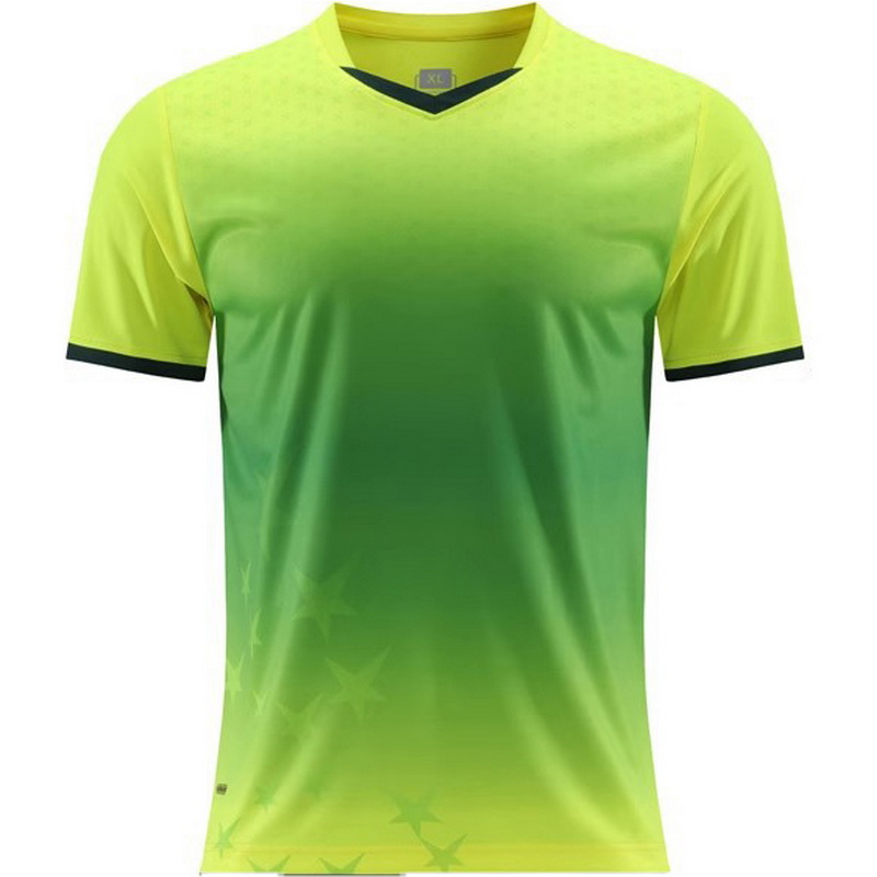 Green Team Sportswear Running Men's Soccer Shirt