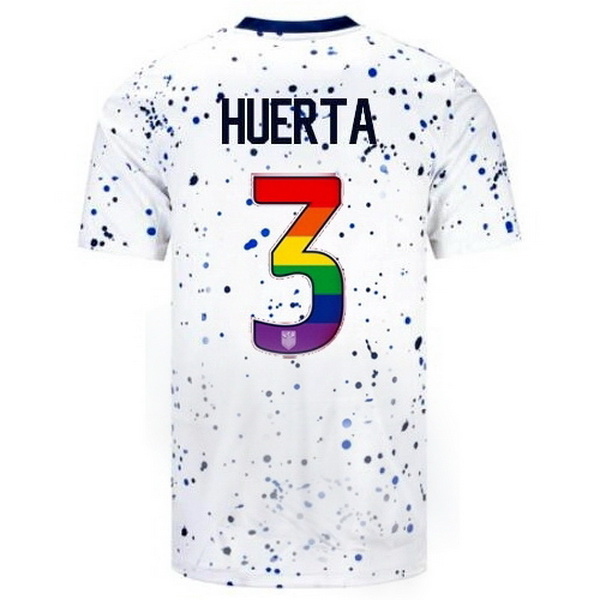 USA Sofia Huerta White 23/24 Pride Men's Soccer Jersey