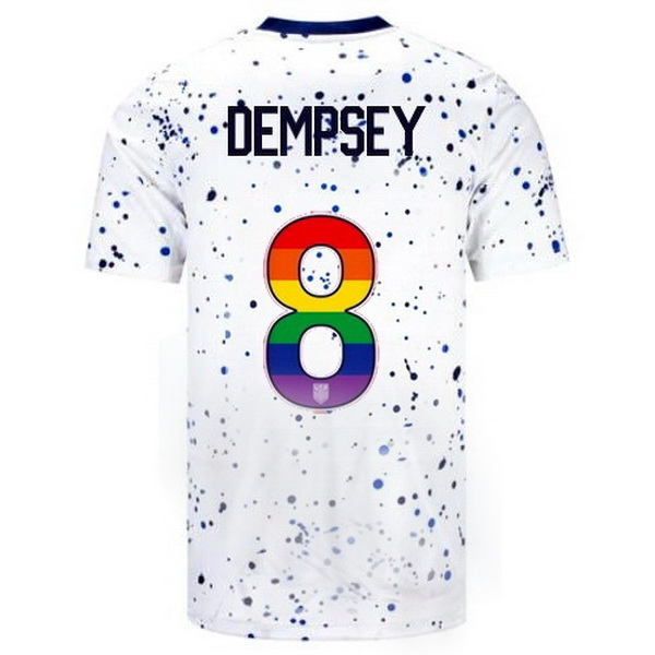 USA Clint Dempsey White 23/24 Pride Men's Soccer Jersey