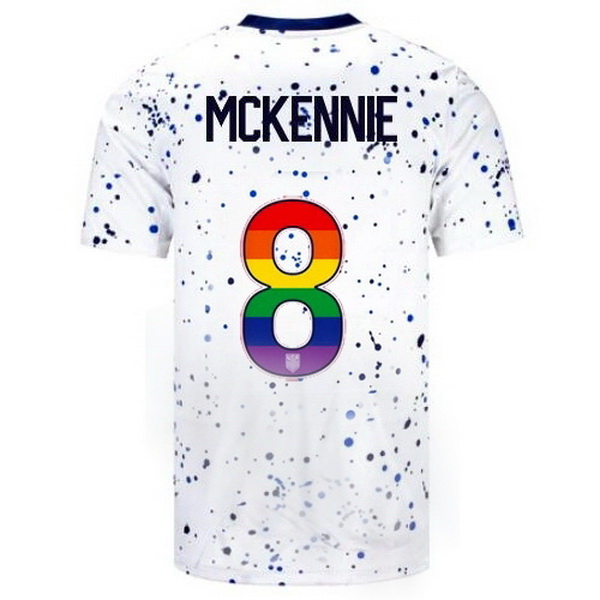 USA Weston McKennie White 23/24 Pride Men's Soccer Jersey