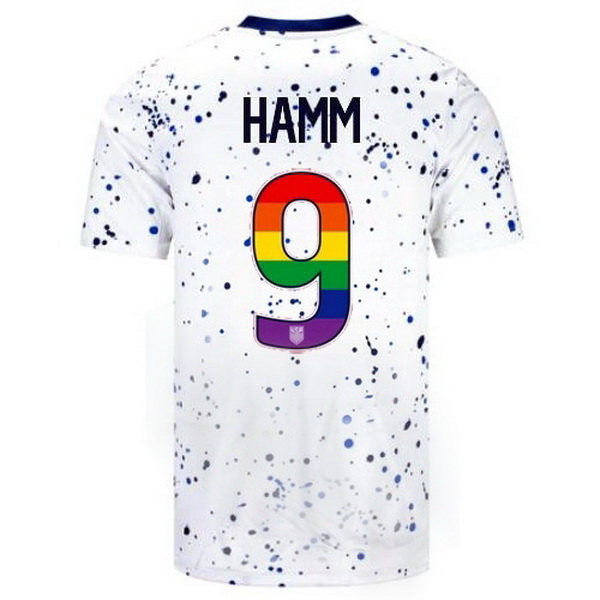 USA Mia Hamm White 23/24 Pride Men's Soccer Jersey