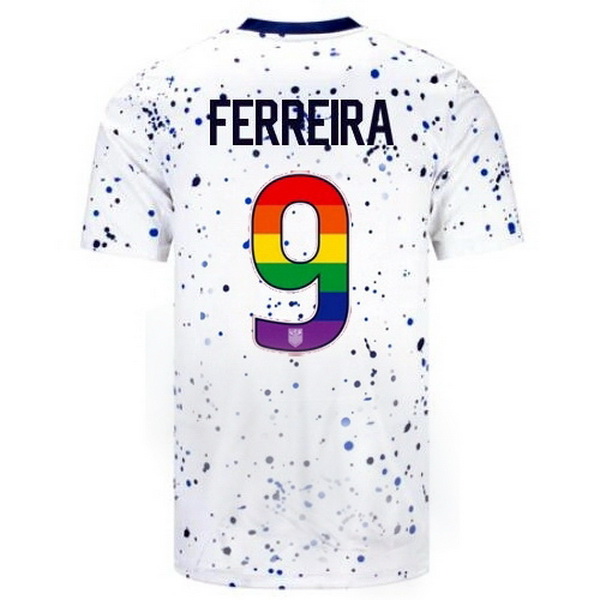 USA Jesus Ferreira White 23/24 Pride Men's Soccer Jersey