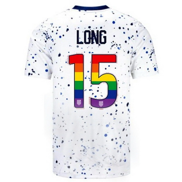 USA Aaron Long White 23/24 Pride Men's Soccer Jersey