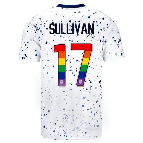 USA Andi Sullivan White 23/24 Pride Men's Soccer Jersey