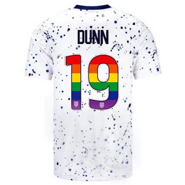 USA Crystal Dunn White 23/24 Pride Men's Soccer Jersey