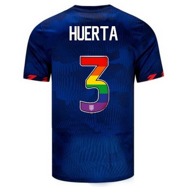 USA Sofia Huerta Blue 23/24 Pride Men's Soccer Jersey