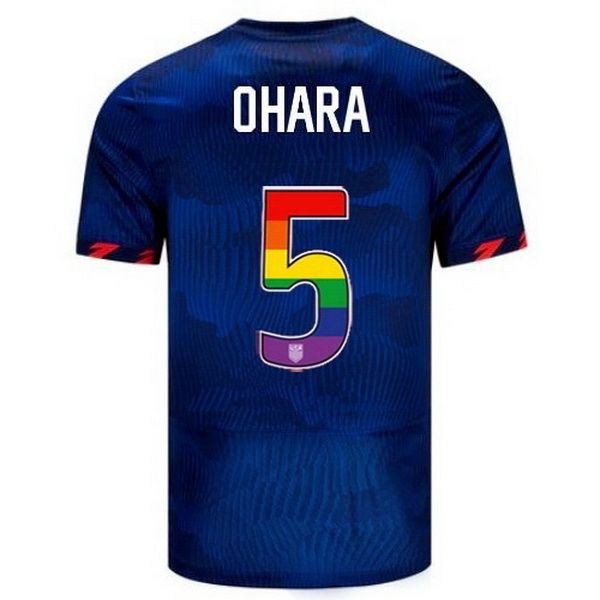 USA Kelley O'hara Blue 23/24 Pride Men's Soccer Jersey