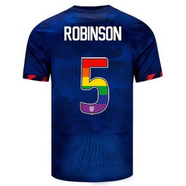 USA Antonee Robinson Blue 23/24 Pride Men's Soccer Jersey