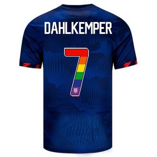 USA Abby Dahlkemper Blue 23/24 Pride Men's Soccer Jersey