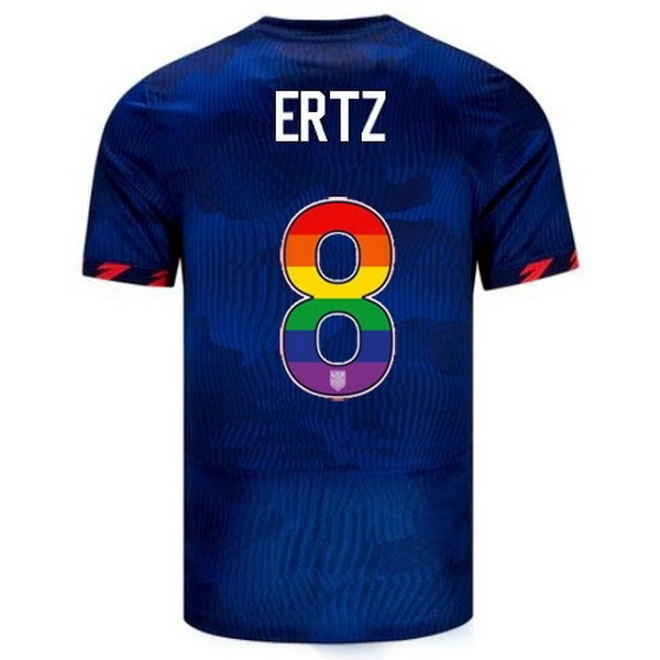 USA Julie Ertz Blue 23/24 Pride Men's Soccer Jersey