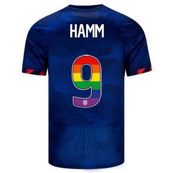 USA Mia Hamm Blue 23/24 Pride Men's Soccer Jersey