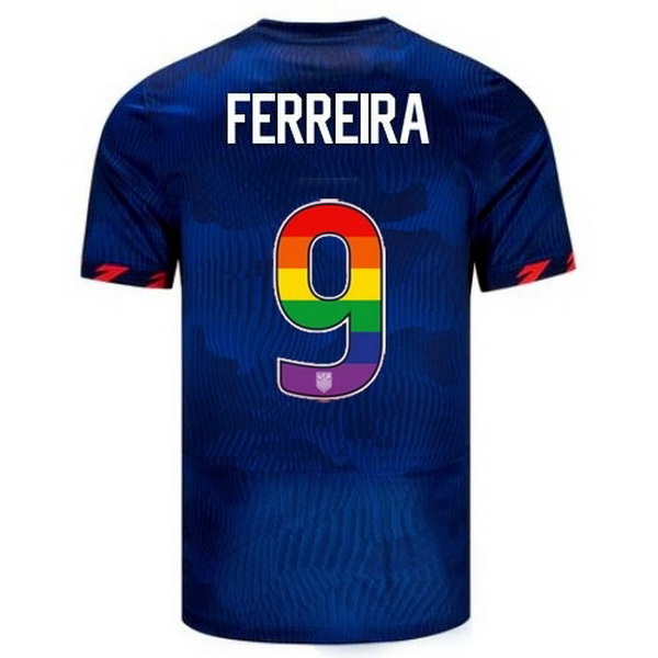 USA Jesus Ferreira Blue 23/24 Pride Men's Soccer Jersey