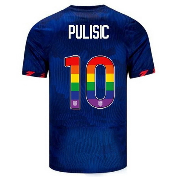 USA Christian Pulisic Blue 23/24 Pride Men's Soccer Jersey