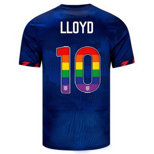 USA Carli Lloyd Blue 23/24 Pride Men's Soccer Jersey