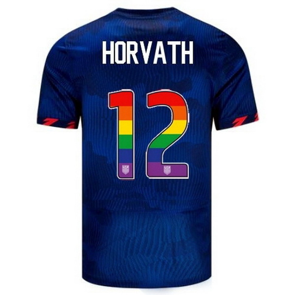 USA Ethan Horvath Blue 23/24 Pride Men's Soccer Jersey