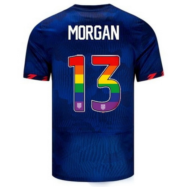 USA Alex Morgan Blue 23/24 Pride Men's Soccer Jersey