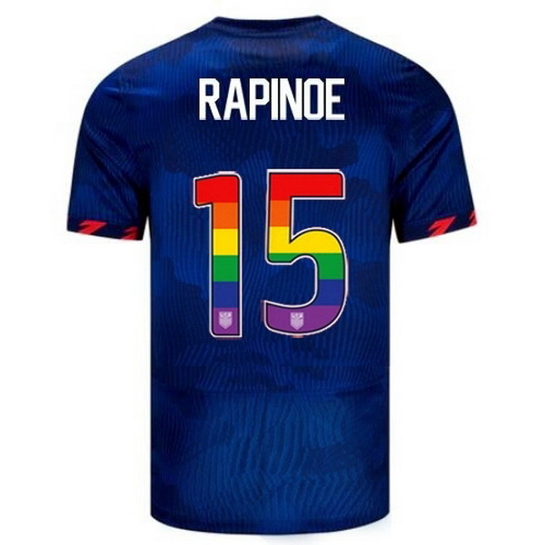 USA Megan Rapinoe Blue 23/24 Pride Men's Soccer Jersey