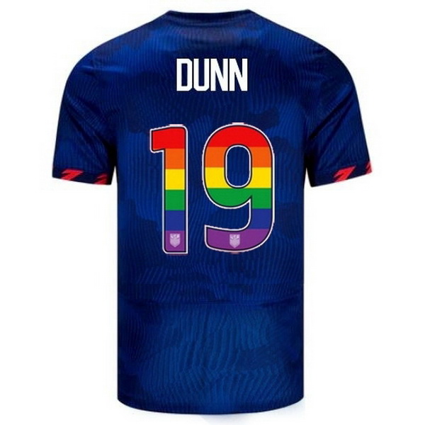 USA Crystal Dunn Blue 23/24 Pride Men's Soccer Jersey