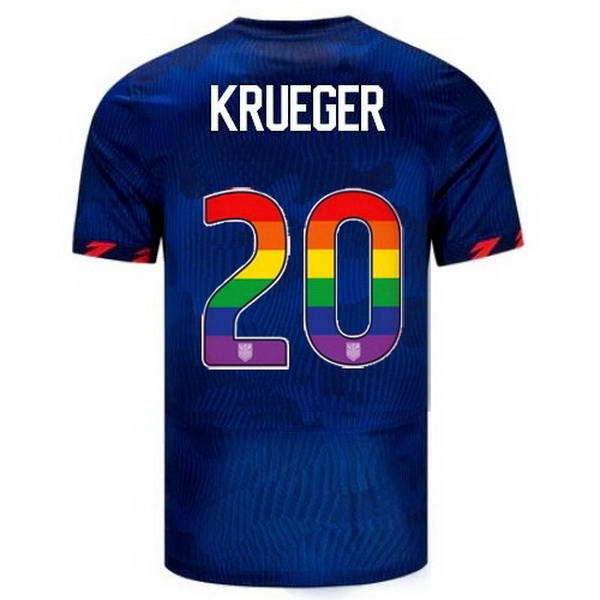 USA Casey Krueger Blue 23/24 Pride Men's Soccer Jersey