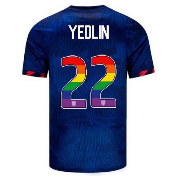 USA DeAndre Yedlin Blue 23/24 Pride Men's Soccer Jersey