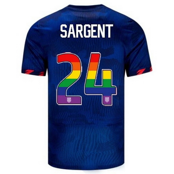 USA Josh Sargent Blue 23/24 Pride Men's Soccer Jersey