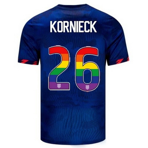 USA Taylor Kornieck Blue 23/24 Pride Men's Soccer Jersey