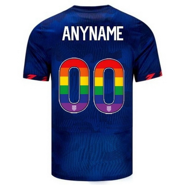 USA Customized Blue 23/24 Pride Men's Soccer Jersey