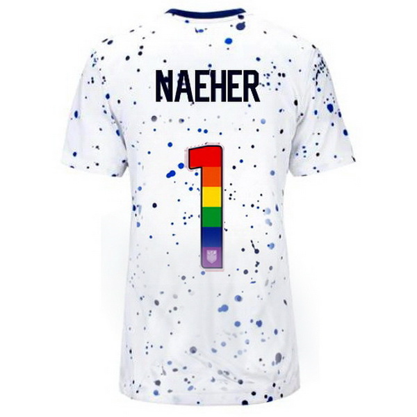 USA Alyssa Naeher White 23/24 Pride Women's Soccer Jersey