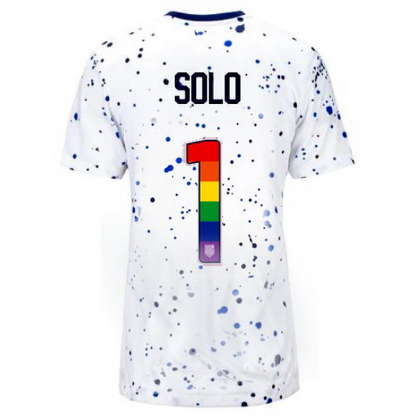 USA Hope Solo White 23/24 Pride Women's Soccer Jersey