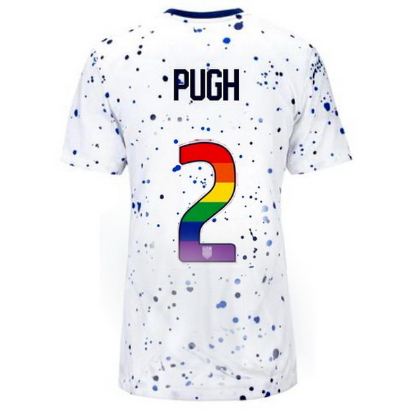 USA Mallory Pugh White 23/24 Pride Women's Soccer Jersey