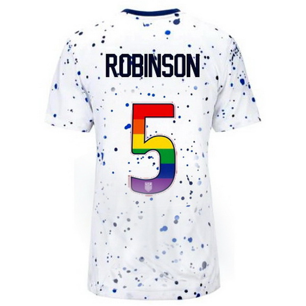 USA Antonee Robinson White 23/24 Pride Women's Soccer Jersey