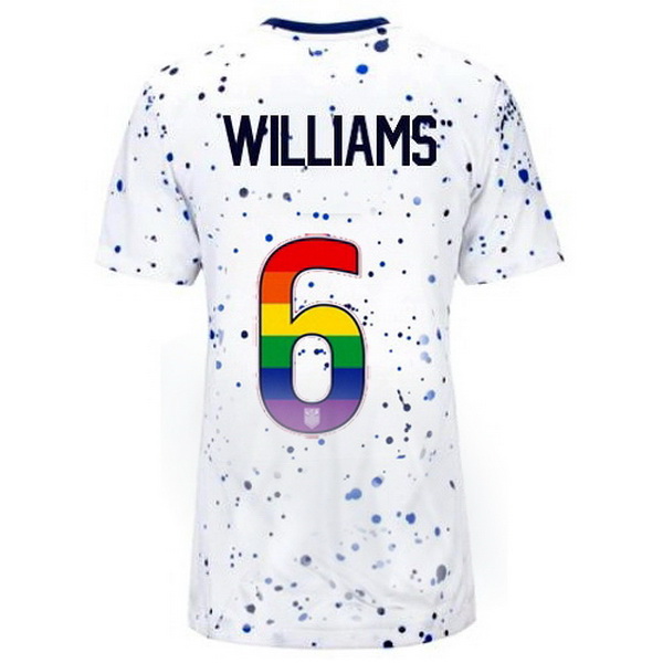 USA Lynn Williams White 23/24 Pride Women's Soccer Jersey