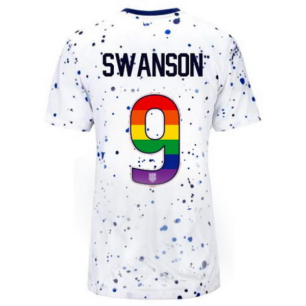 USA Mallory Swanson White 23/24 Pride Women's Soccer Jersey