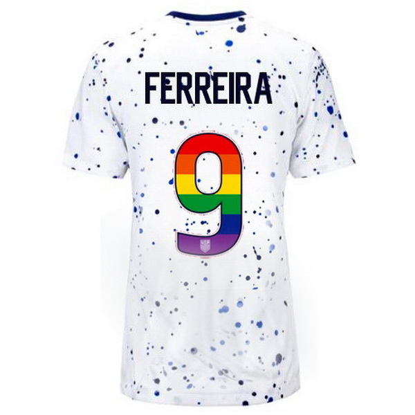 USA Jesus Ferreira White 23/24 Pride Women's Soccer Jersey