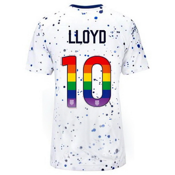 USA Carli Lloyd White 23/24 Pride Women's Soccer Jersey