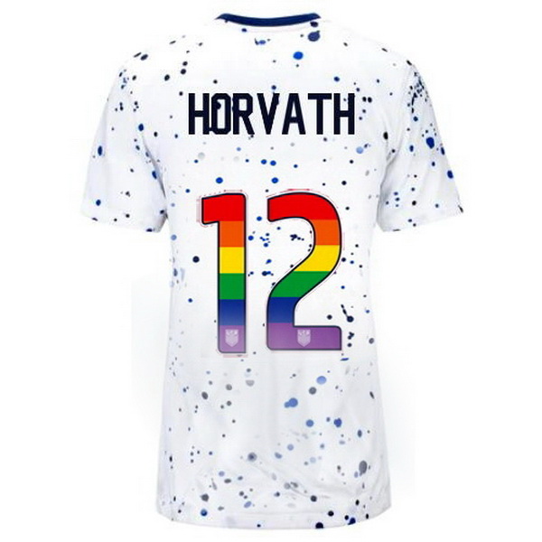 USA Ethan Horvath White 23/24 Pride Women's Soccer Jersey