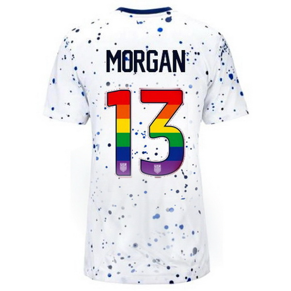 USA Alex Morgan White 23/24 Pride Women's Soccer Jersey