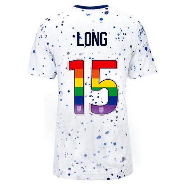 USA Aaron Long White 23/24 Pride Women's Soccer Jersey