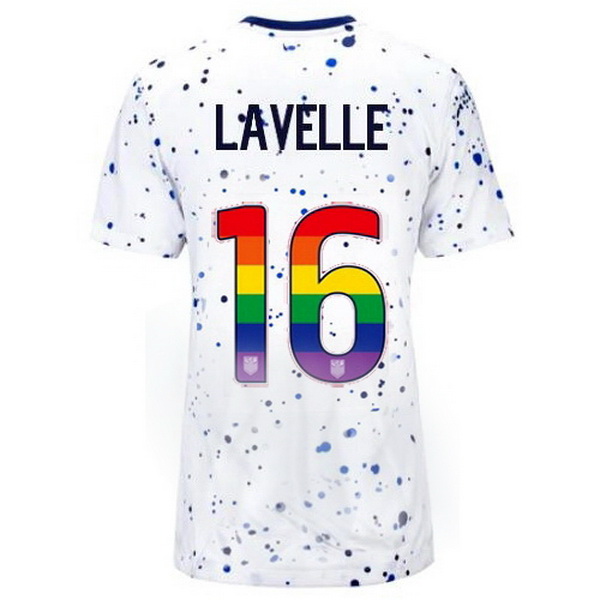 USA Rose Lavelle White 23/24 Pride Women's Soccer Jersey