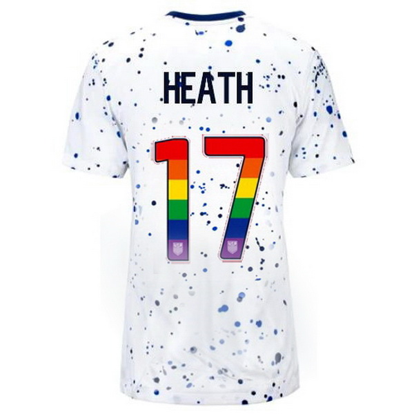 USA Tobin Heath White 23/24 Pride Women's Soccer Jersey