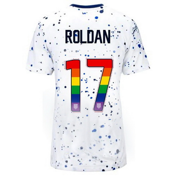 USA Cristian Roldan White 23/24 Pride Women's Soccer Jersey