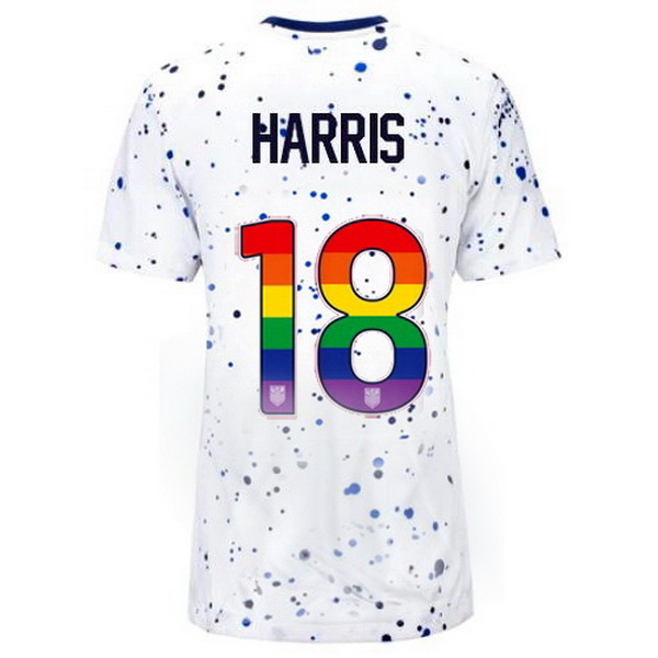 USA Ashlyn Harris White 23/24 Pride Women's Soccer Jersey