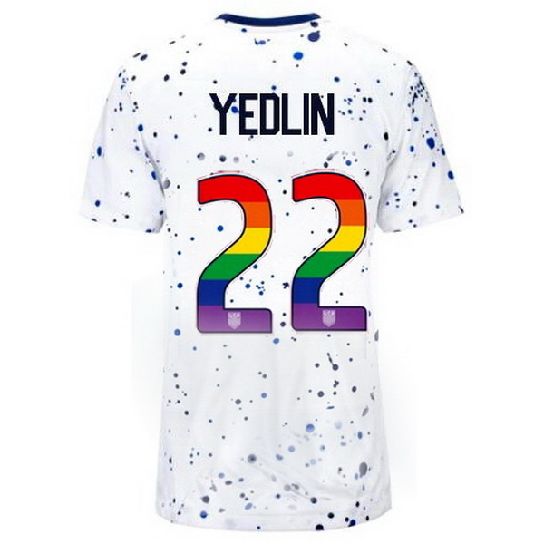 USA DeAndre Yedlin White 23/24 Pride Women's Soccer Jersey