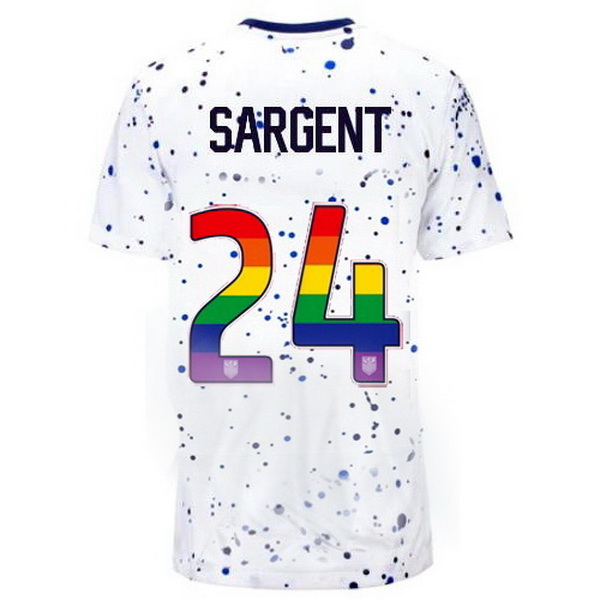 USA Josh Sargent White 23/24 Pride Women's Soccer Jersey