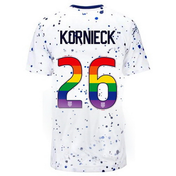 USA Taylor Kornieck White 23/24 Pride Women's Soccer Jersey