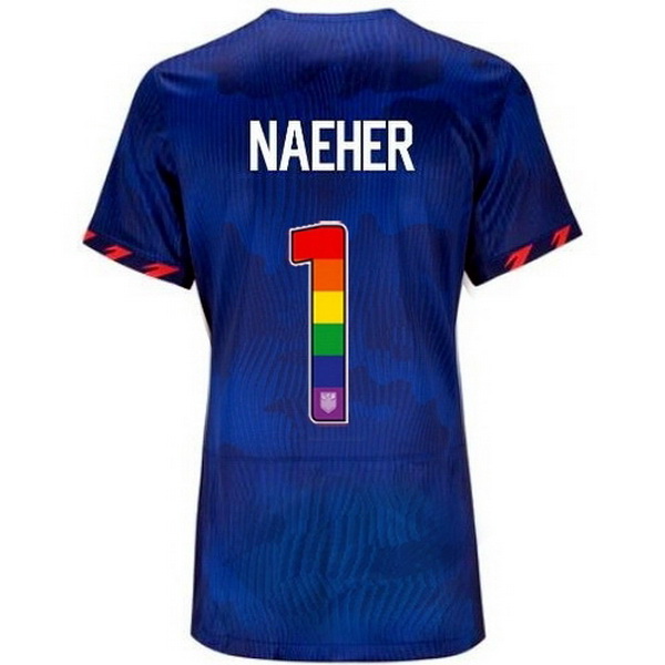 USA Alyssa Naeher Blue 23/24 Pride Women's Soccer Jersey