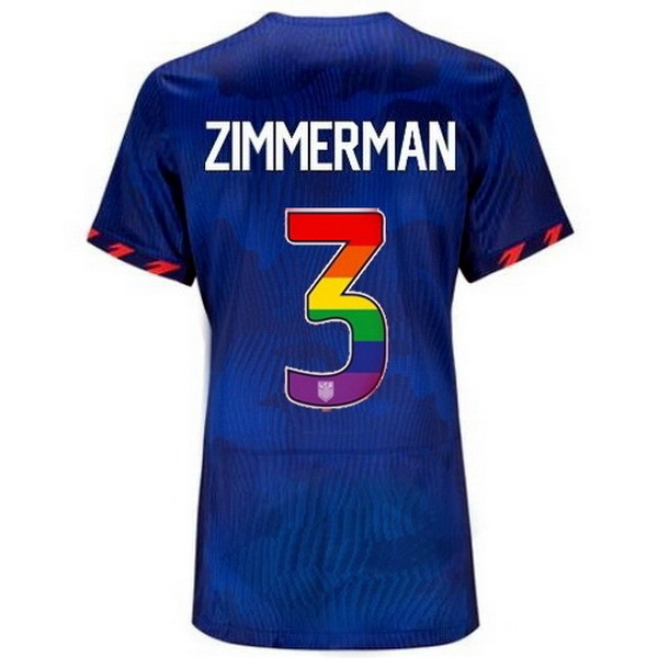 USA Walker Zimmerman Blue 23/24 Pride Women's Soccer Jersey