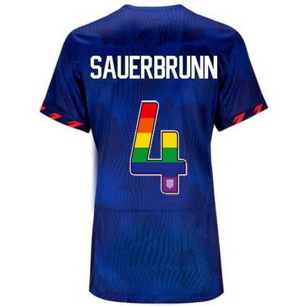 USA Becky Sauerbrunn Blue 23/24 Pride Women's Soccer Jersey