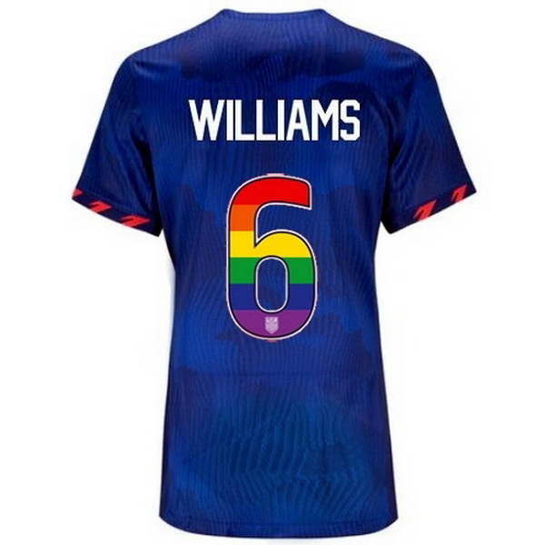 USA Lynn Williams Blue 23/24 Pride Women's Soccer Jersey