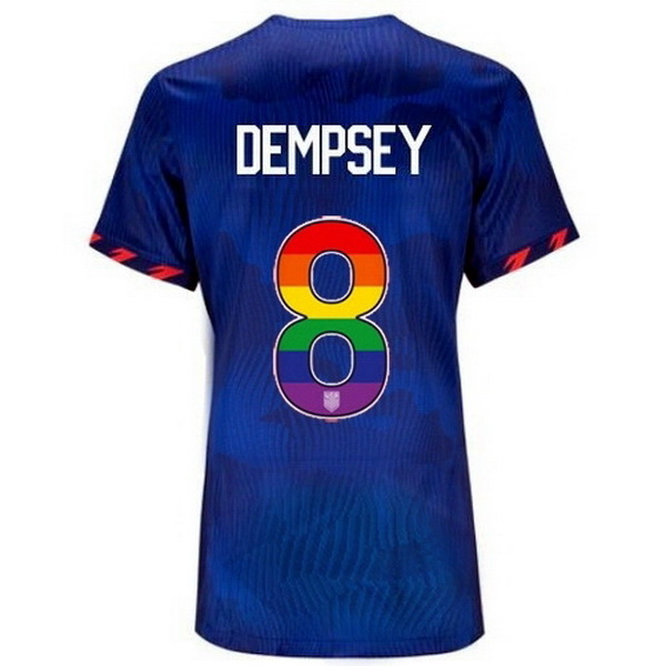 USA Clint Dempsey Blue 23/24 Pride Women's Soccer Jersey